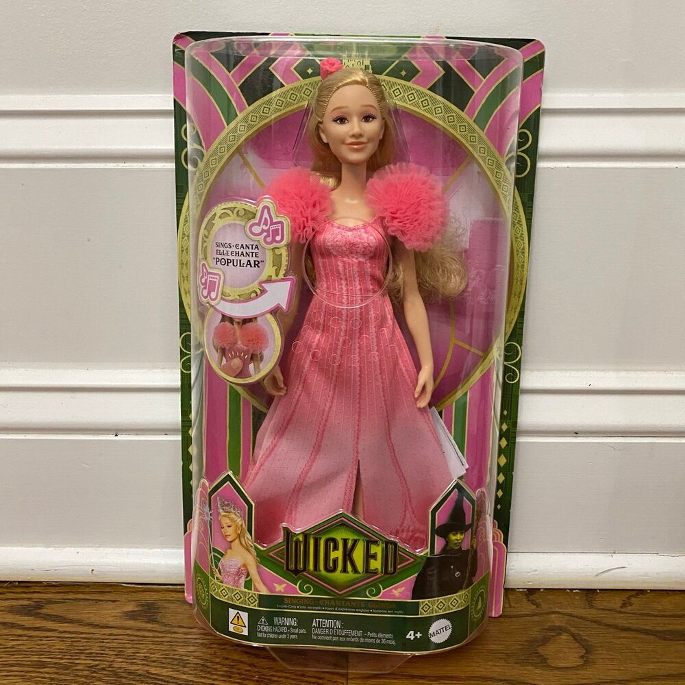 Wicked Movie SINGING GLINDA Doll 2024 URL Misprint Mattel ERROR Sealed New HTF